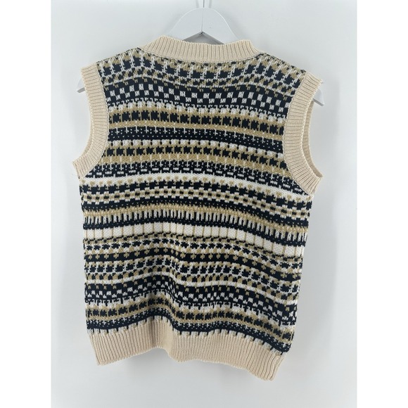 Romwe Ladies‎ Cable Knit Sweater Vest Preppy Tennis Golf V-Neck Size Small BB08 - Picture 2 of 9